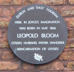 eNews 12-07 - Leopold Bloom Plaque